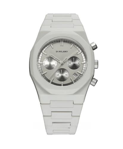 D1 Milano Fossil silver Polycarbonate watch for me...