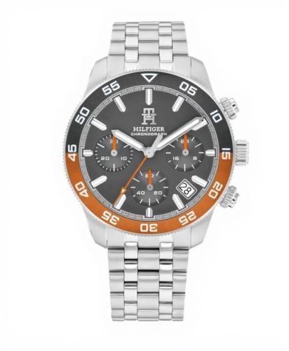 Tommy Hilfiger TH85 chronograph silver stainless s...