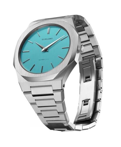 D1- Milano Ultra Thin silver stainless steel for men