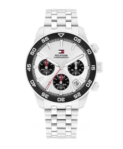 Tommy Hilfiger TH85 chronograph silver stainless s...