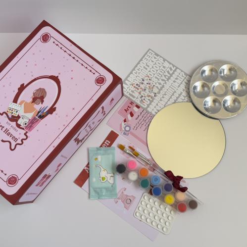 DIY بوكس رسم على المرايا