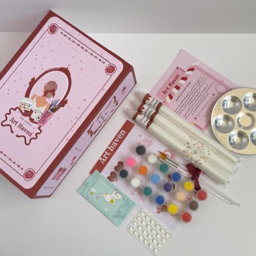 بوكس رسم على الشموع (3 أشخاص)