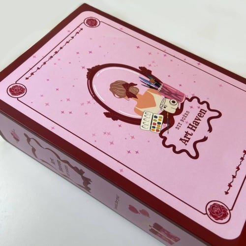 DIY بوكس رسم على المرايا