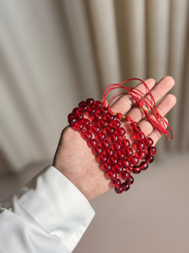 سبحة زعفران احمر