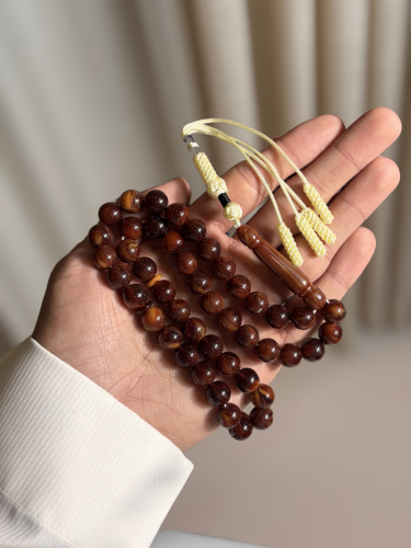 سبحة بكلايت بندقي داكن شكه صفراء