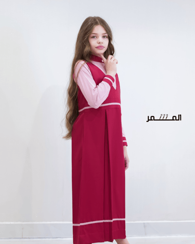 مريول وردي غامق-الاحساء