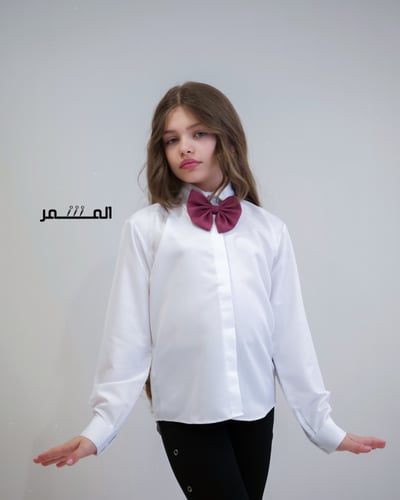 ربطة عنق فيونكه - وردي