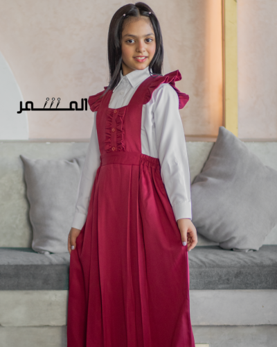 مريول وردي غامق -( زهراء )