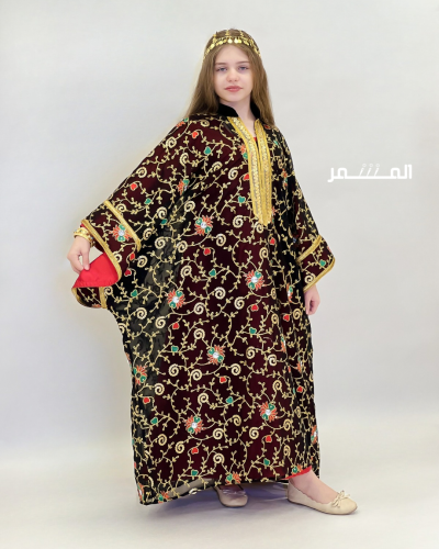 ثوب النشل للأطفال07 - اسود و احمر