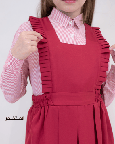 مريول وردي غامق-ابها