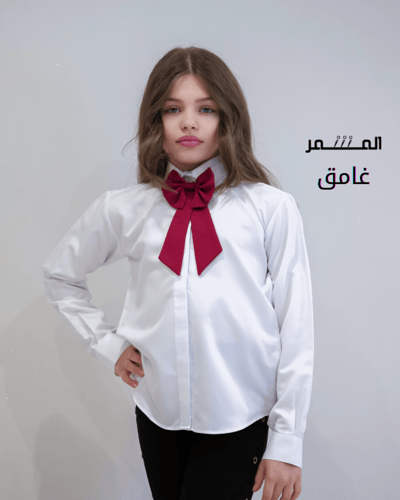 ربطة عنق فيونكة طويلة - وردي