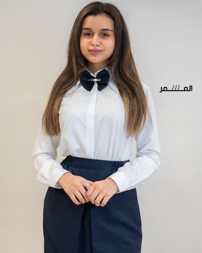 تنورة كحلي - كسرة واحده