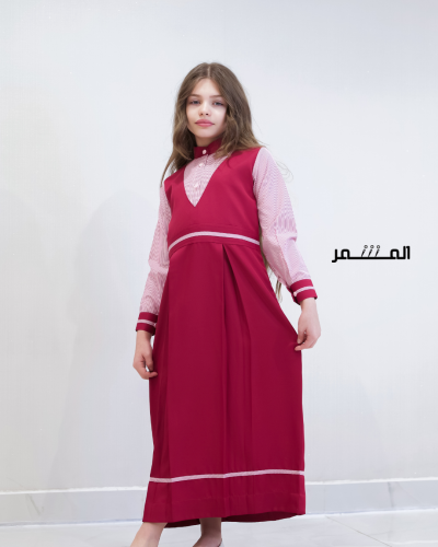 مريول وردي غامق-الاحساء