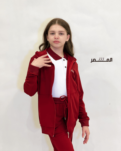 بدلة رياضة ( المشمر ) - عنابي