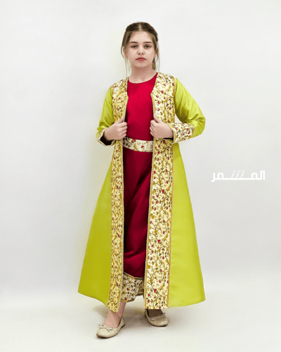 بشت ناصفة 05 - اخضر مصفر