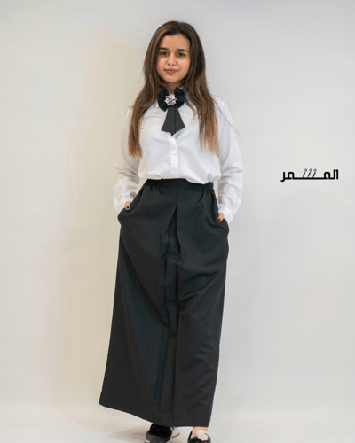 تنورة اخضر -كسرة واحدة