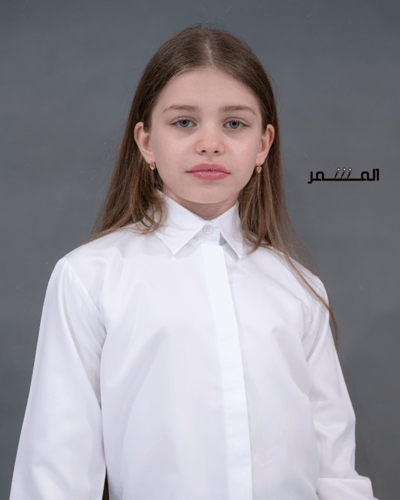 قميص ابيض مخفي - اطفال