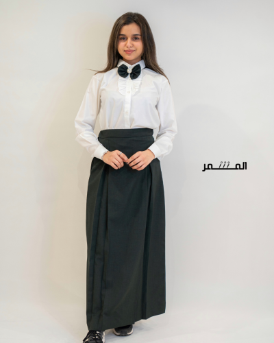 تنورة اخضر -كسرتين مخفي