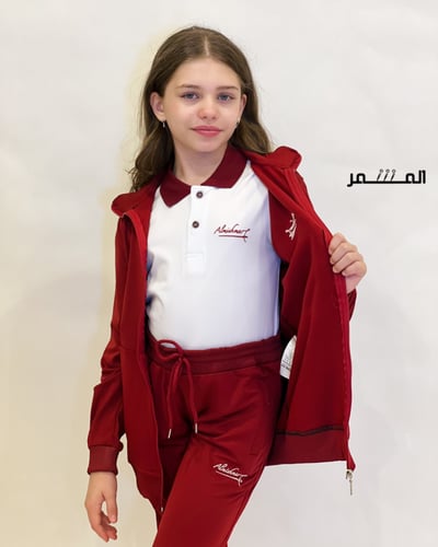 بدلة رياضة ( المشمر ) - عنابي