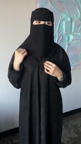 عبايه اشراق+طرحه ونقاب مجانا