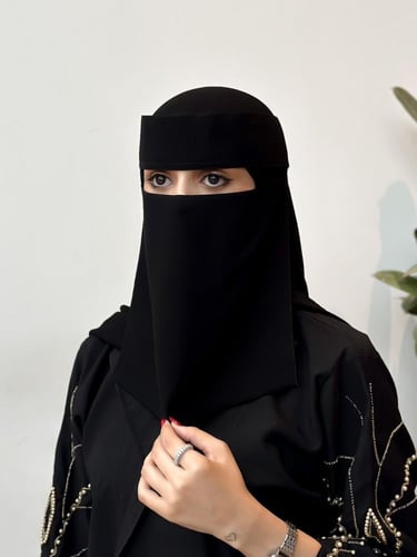 طرحه بندانه + نقاب ربطه عريضه