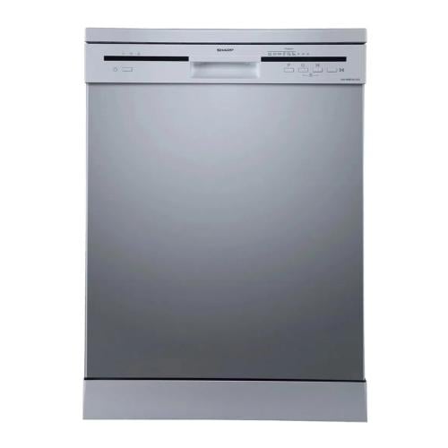 غسالة صحون شارب 12 مكان 6 برامج سلفر - QW-MB612K-S...