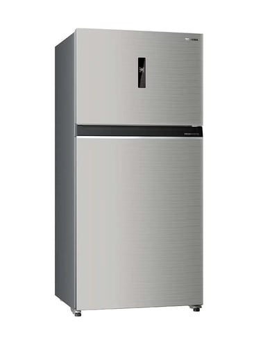 ثلاجة توشيبا بابين 21.5 سلفر GR-RT835WE-PMU(49)