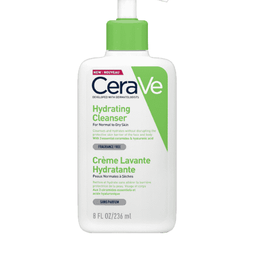 غسول منظف مرطب للبشرة الجافة من سيرافي - 236 مل