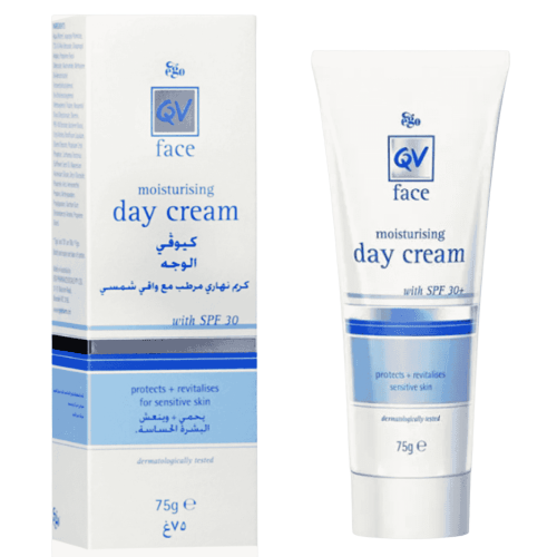 كيوفي كريم نهاري مرطب مع واقي الشمس - 75 جرام