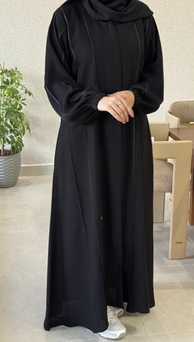 عباية مها + طرحة قطن+ نقاب ملكي