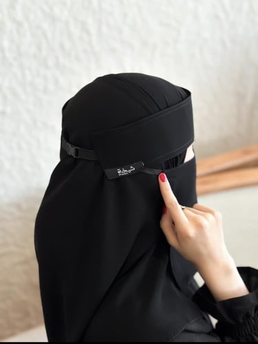 2 نقاب ربط + 2 حرير + 2 مشبك