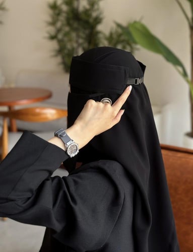 نقاب قطن (مشبك)