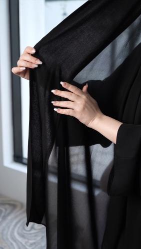 طرحة مبطنة ربع قطن