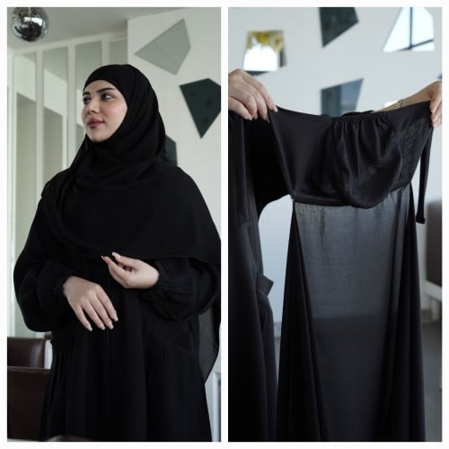 طرحة كويتية ( قماش كوري )