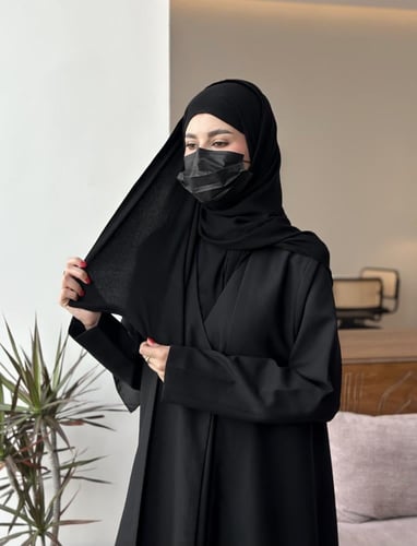 طرحة مبطنة نص قطن