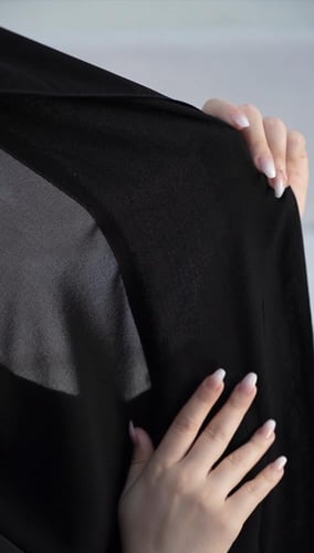 طرحة مبطنة ربع قطن