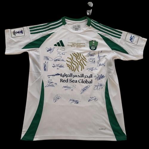 تيشرت الاهلي نسخه بطل اسيا شامل تواقيع الاعبين