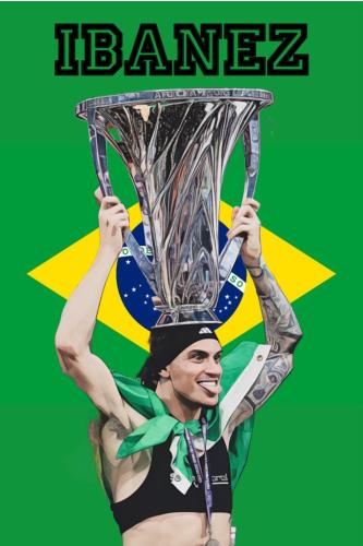 علم ايبانيز مع كاس النخبه