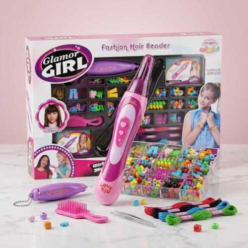 لعبة صناعة اكسسورات الشعر