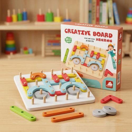 لغز مونتيسوري الخشبي