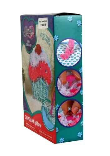 لعبة تطريز بالقماش على شكل كب كيك