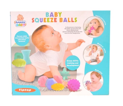 مجموعة كور عضاضات السيليكون الملونة للأطفال