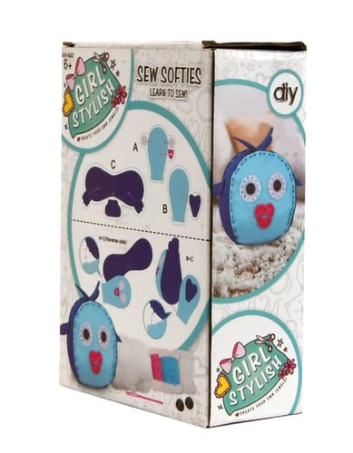 مجموعة خياطة صغيرة على شكل سمكة للاطفال