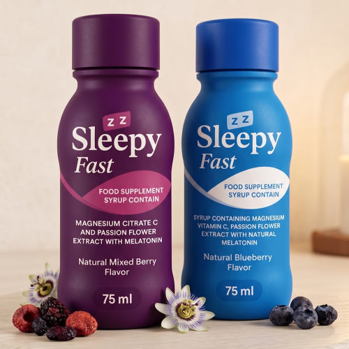 سليبي فاست (Sleepy Fast) للاسترخاء والنوم العميق (ميلاتونين + مغنيسيوم + زهرة الآلام) - 75 مل