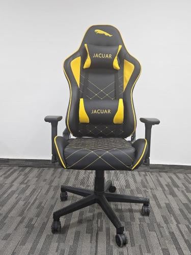 كرسي العاب قيمنق فخم أسود وأصفر مقدم لكم من كاما