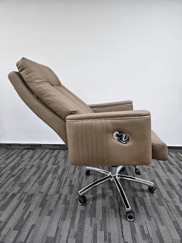كرسي مكتب جلد مريح مع مسند راس لون بيج مقدم لكم من...