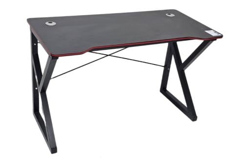 طاولة قيمنق خشب وحديد أسود مقاس 120 سم*60 مقدمة لك...