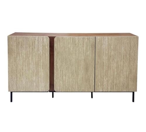 بوفيه خشب مودرن-خشبي و بني من كاما – تصميم عصري أن...