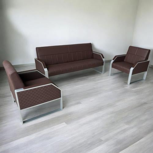 طقم كنب مكتبي لون بني من كاما – فخامة وعصرية في تص...