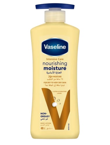 Vaseline lotion 400 ml basic care yellow pump